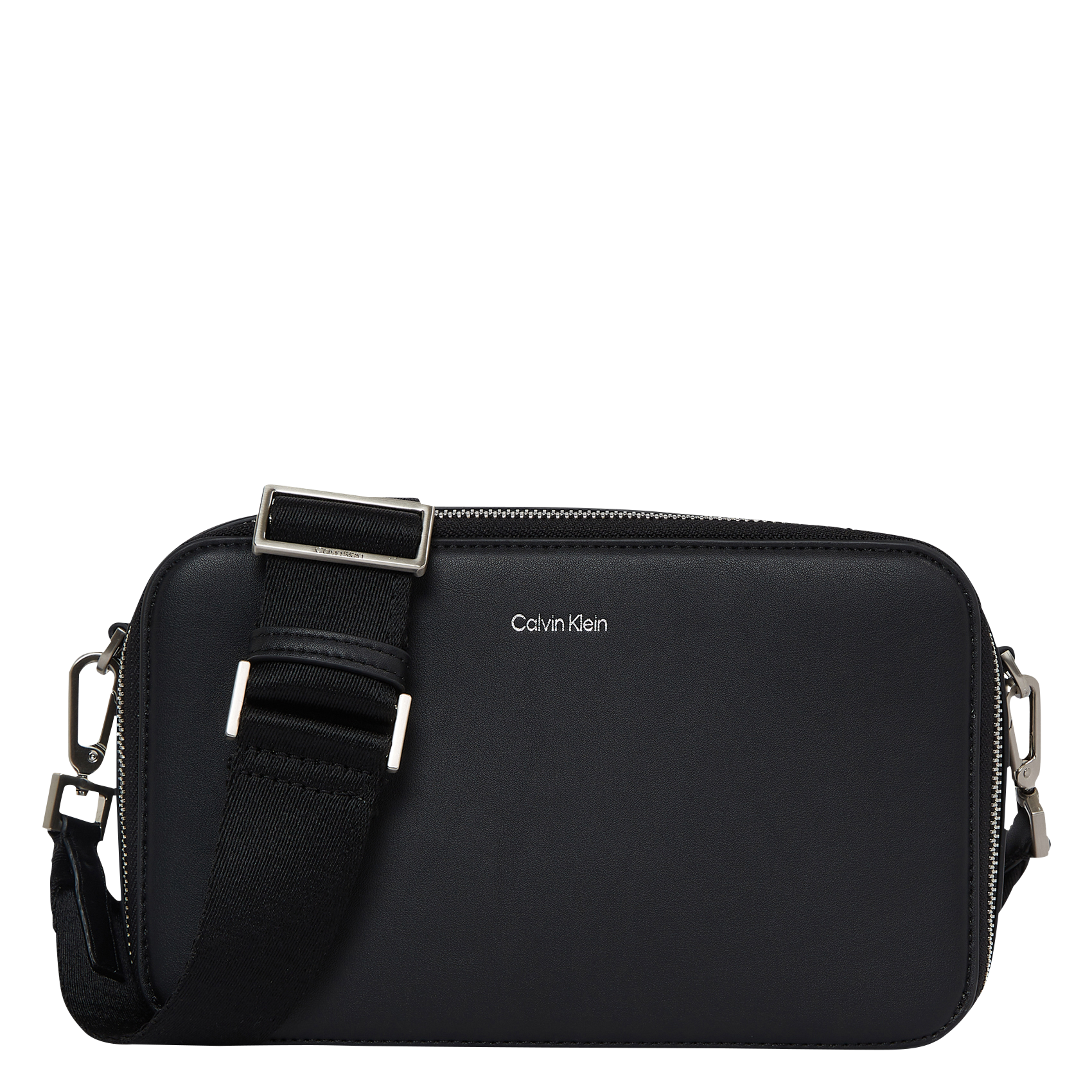 Sac bandoulière effet cuir | Noir