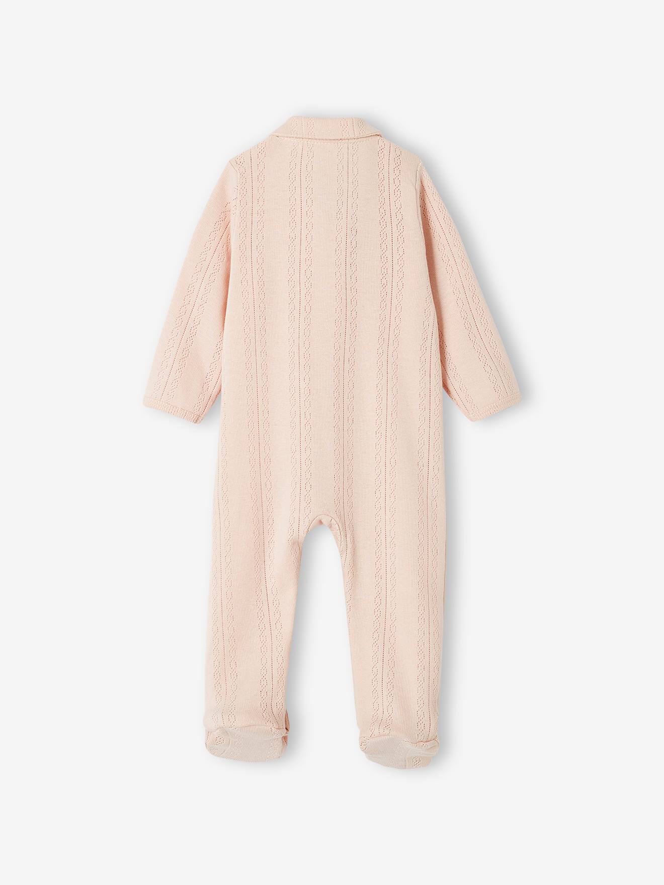 Pacote com 2 macacões de bebê rosa com estampa de maquiagem
