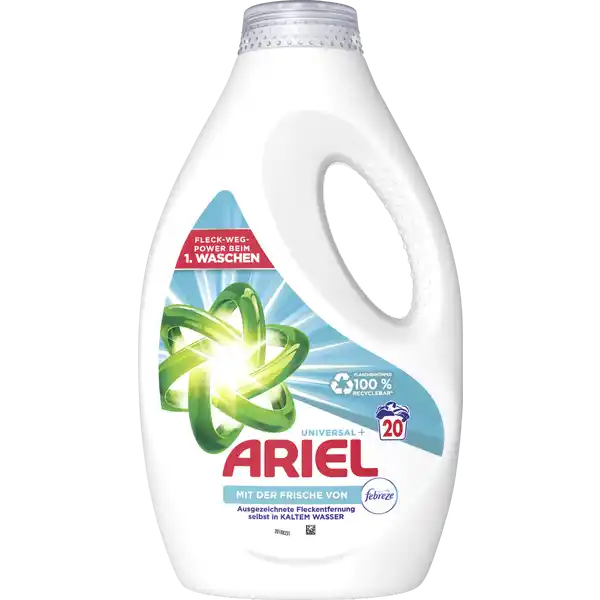 Universal+ Flüssig Vollwaschmittel Febreze 20WL