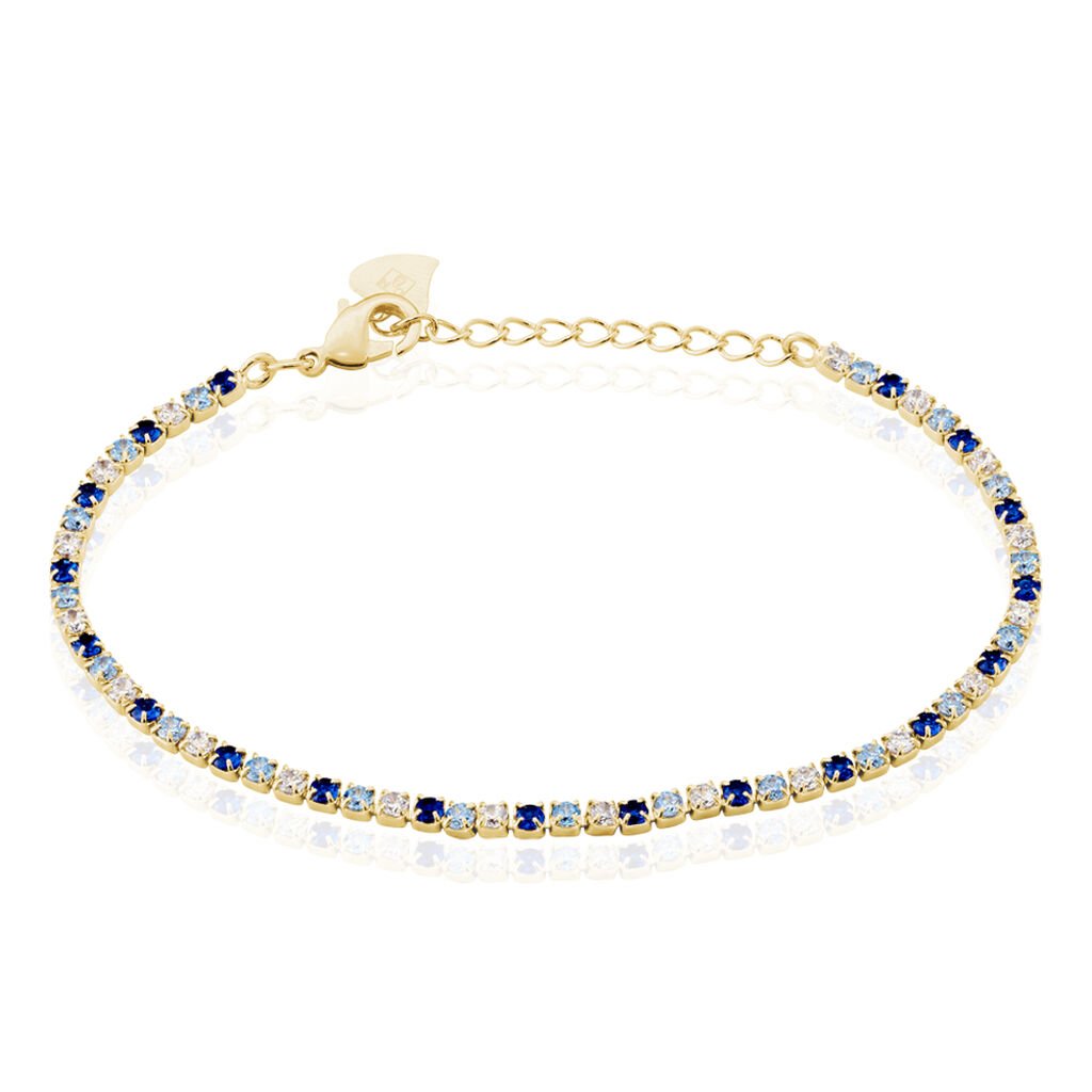 Bracelet Zoelia Plaqué Or Jaune Pierres De Synthèse
