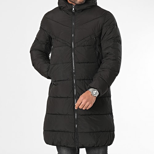 Doudoune Capuche Noir