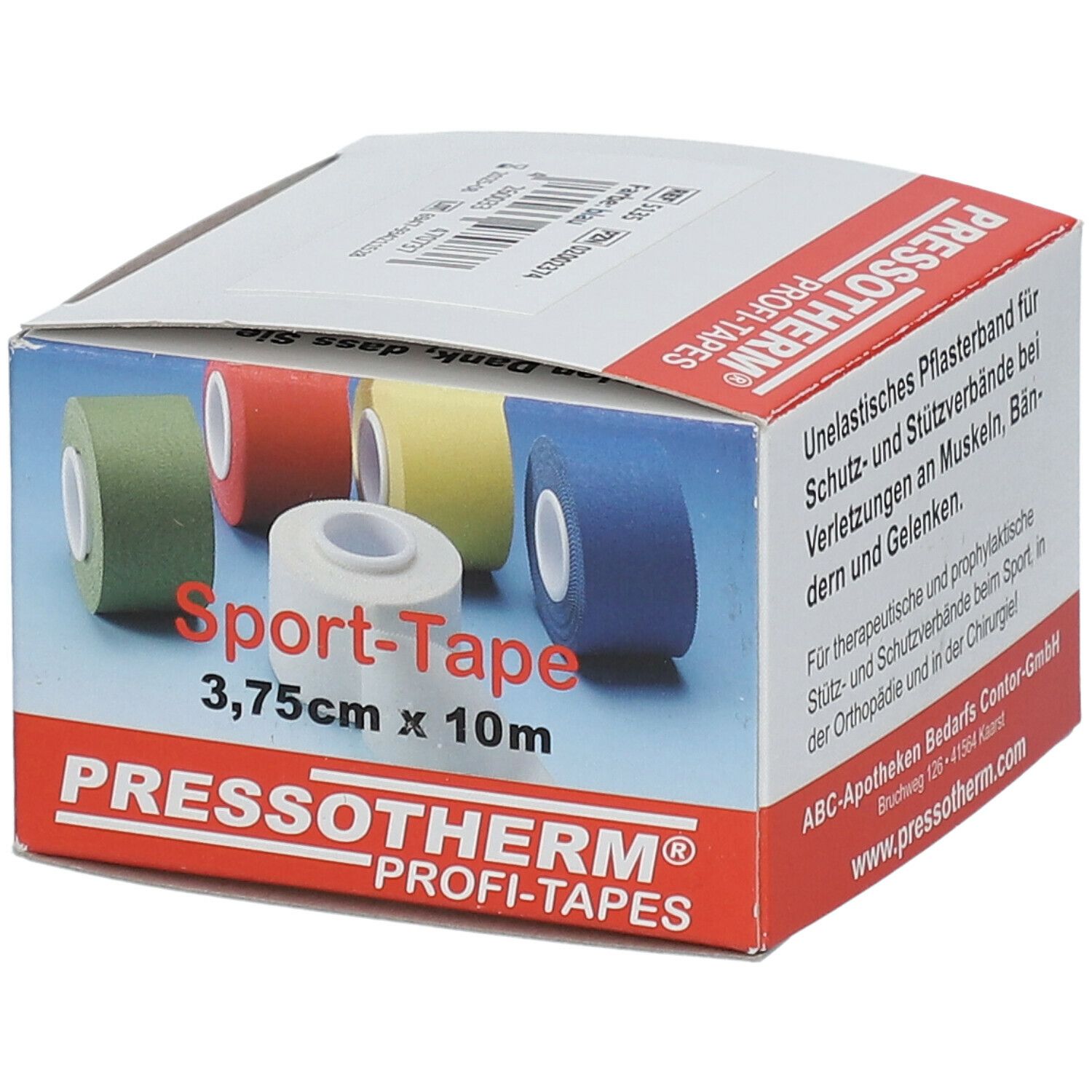 Pressotherm® Sport-Tape 3,8 cm x 10 m blau