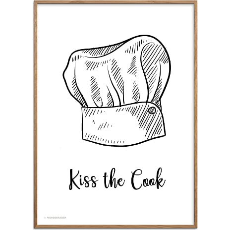 Kiss the cook - 30x40 cm
