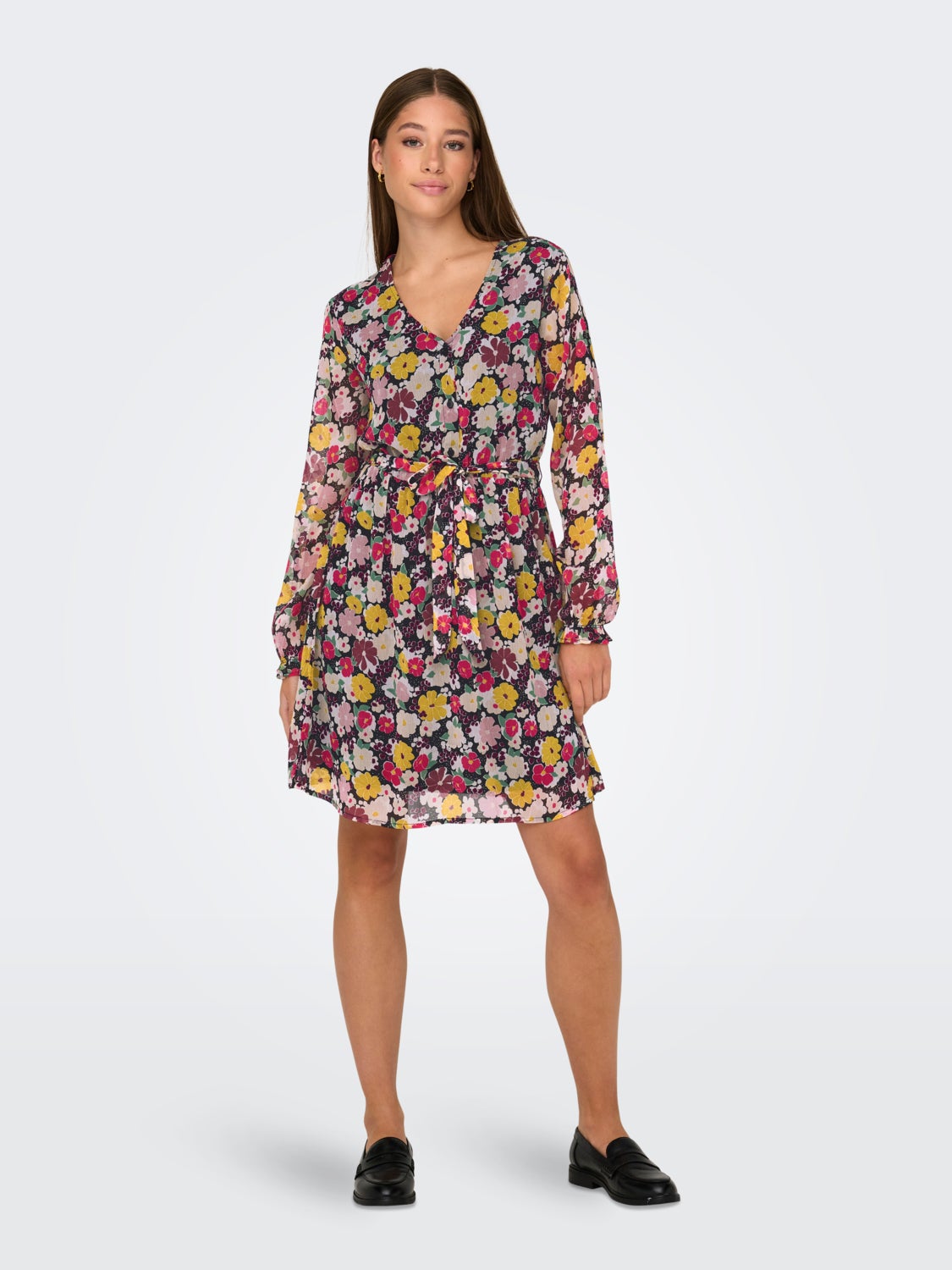 JDYLILLI Kurzes Kleid Black