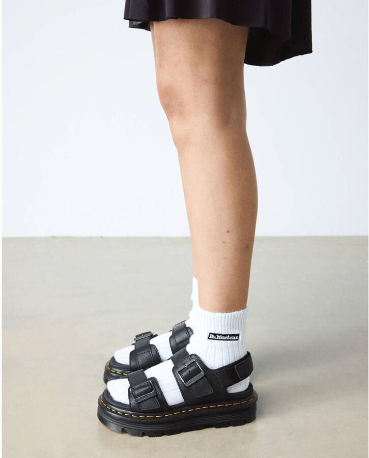 Dr. Martens Platte sandalen ZebZag Sandal Black Pisa