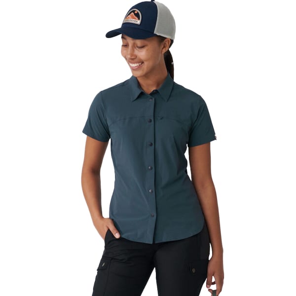 Chemise randonnée FJALLRAVEN HIGH COAST LITE SHIRT SS W NAVY