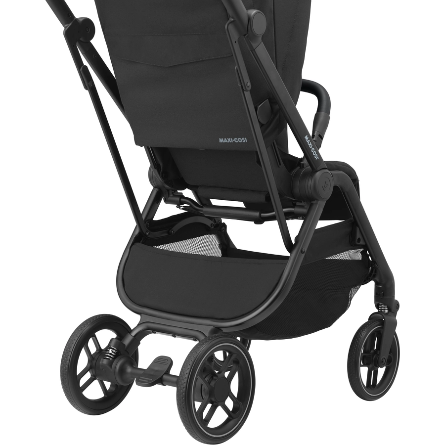 MAXI COSI Kinderwagen Set Leona 2 Essential Black & MAXI COSI Babyschale Pebble 360 Essential Black