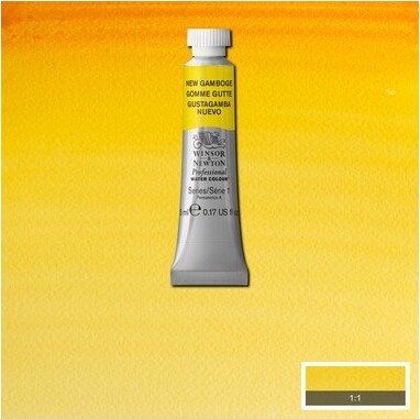 Winsor & Newton - Akvarelfarve - Gamboge Gul 5 ML