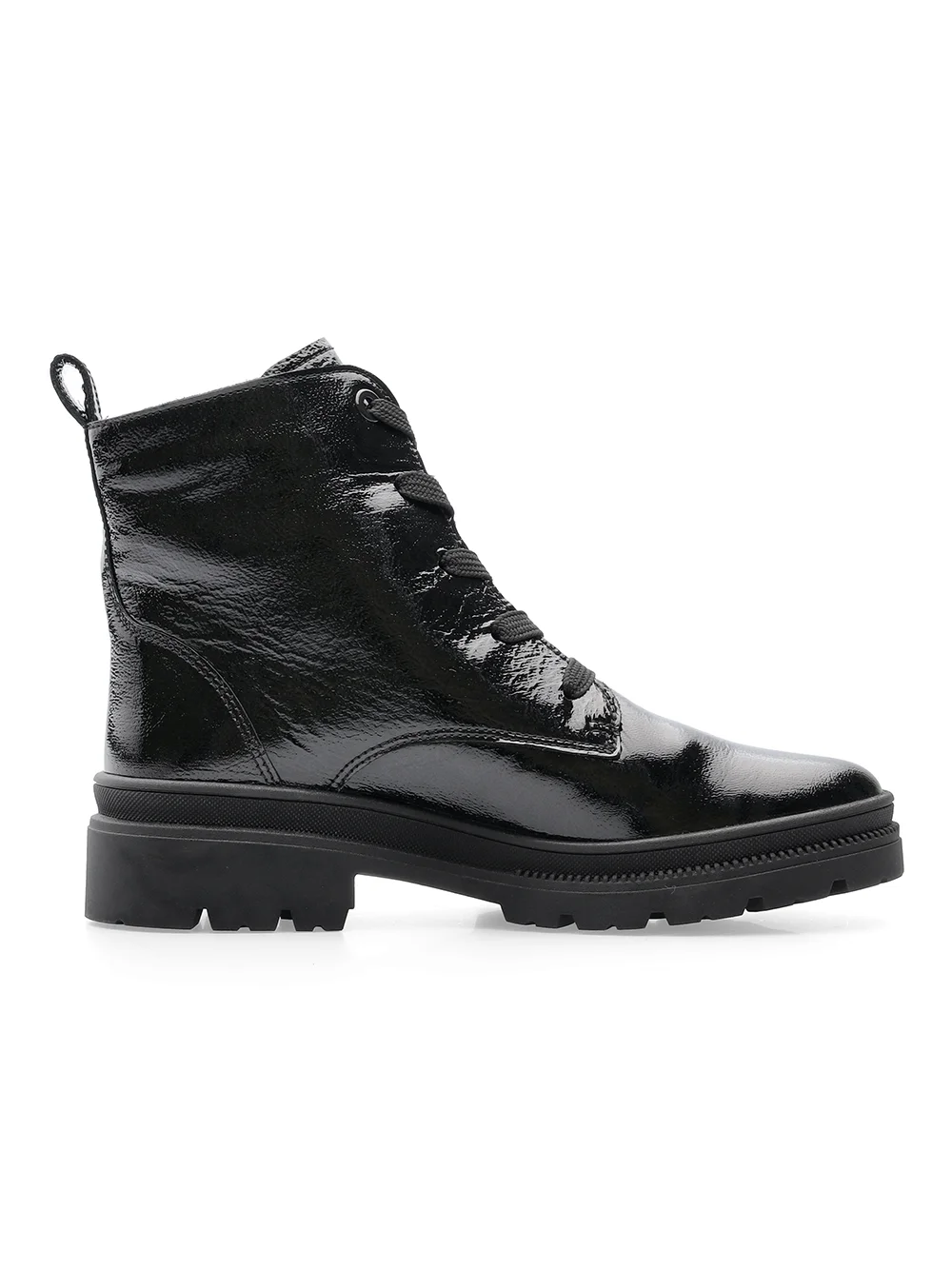 Schnürstiefelette Dover schwarz