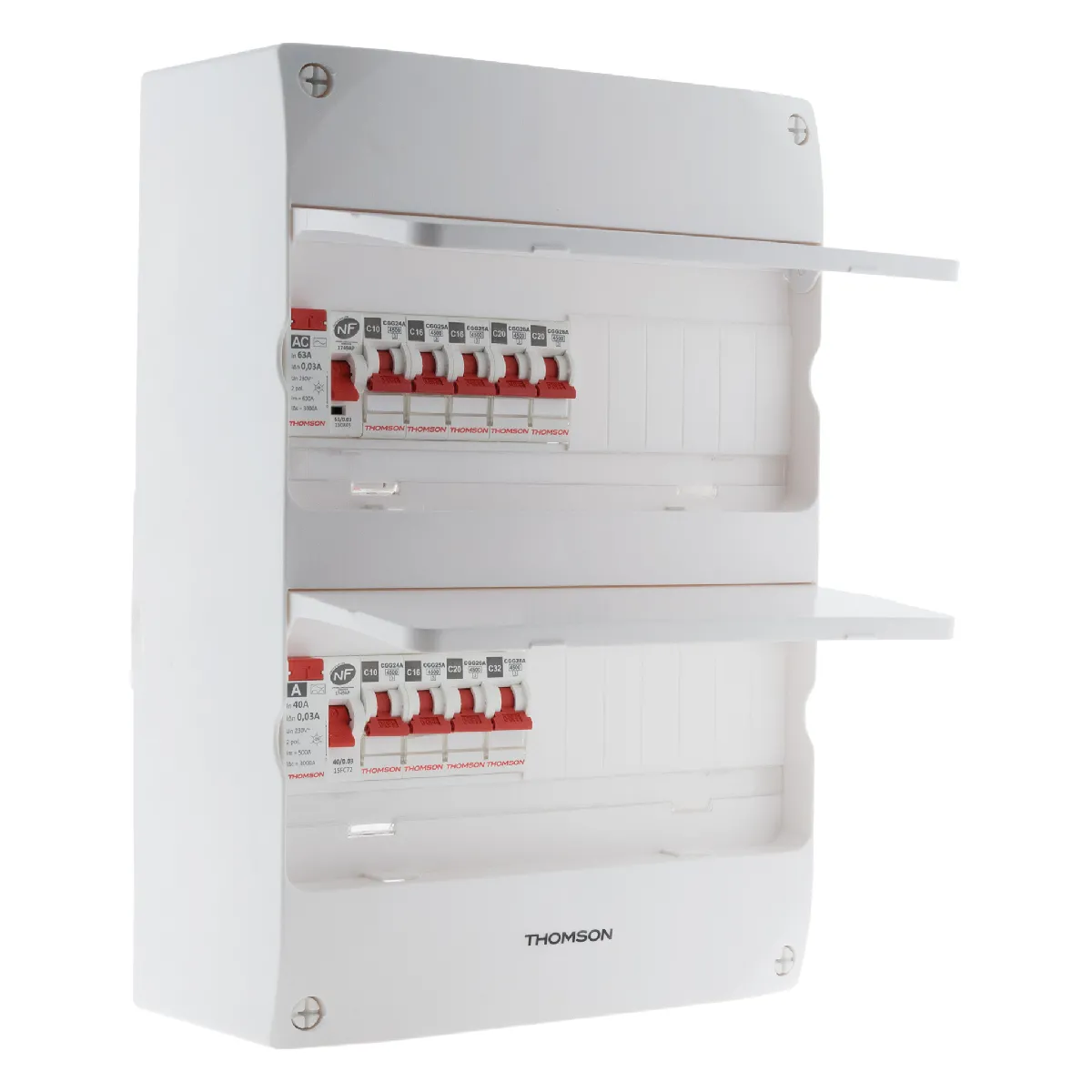 Thomson Coffret électrique 2 rangées 26 modules - T3