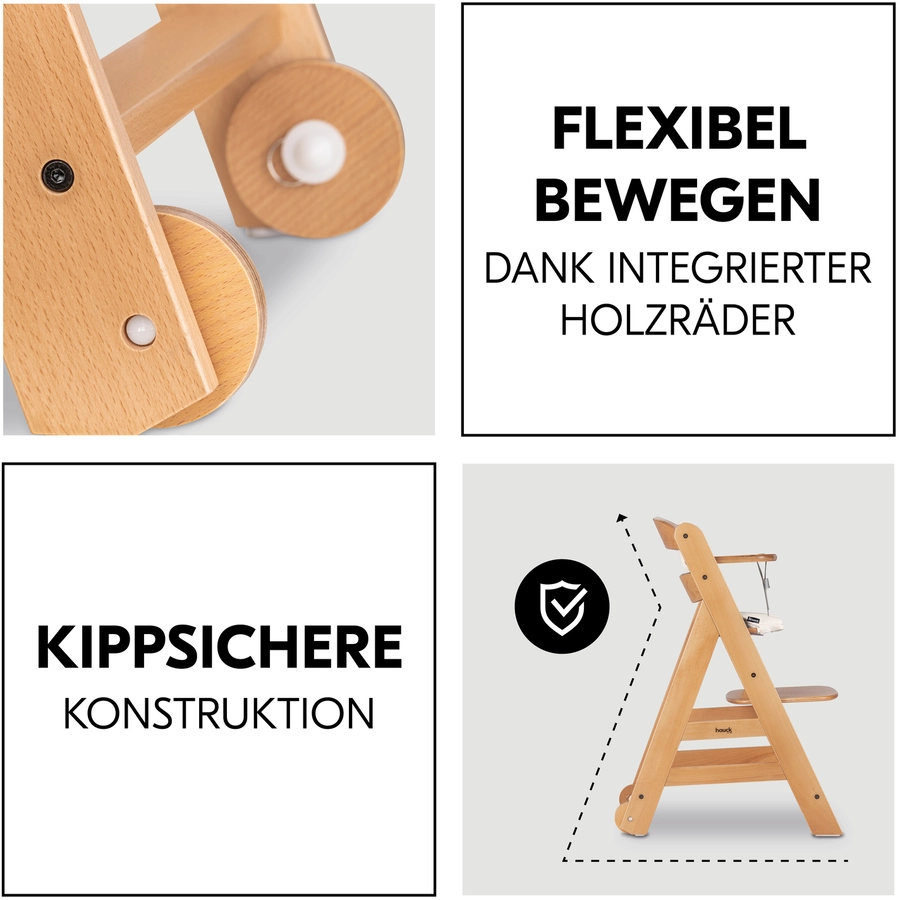 hauck Hochstuhl Beta Plus Natur