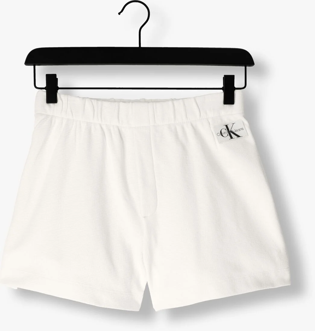 CALVIN KLEIN witte calvin klein shorts waffle shorts