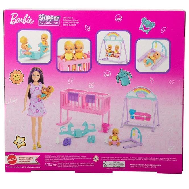 Barbie - Skipper Brünett - Babysitter Spielset