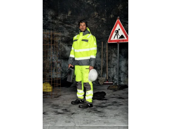 Pantalon de travail hiver EN 20471 2 Neon Würth MODYF jaune/anthracite
