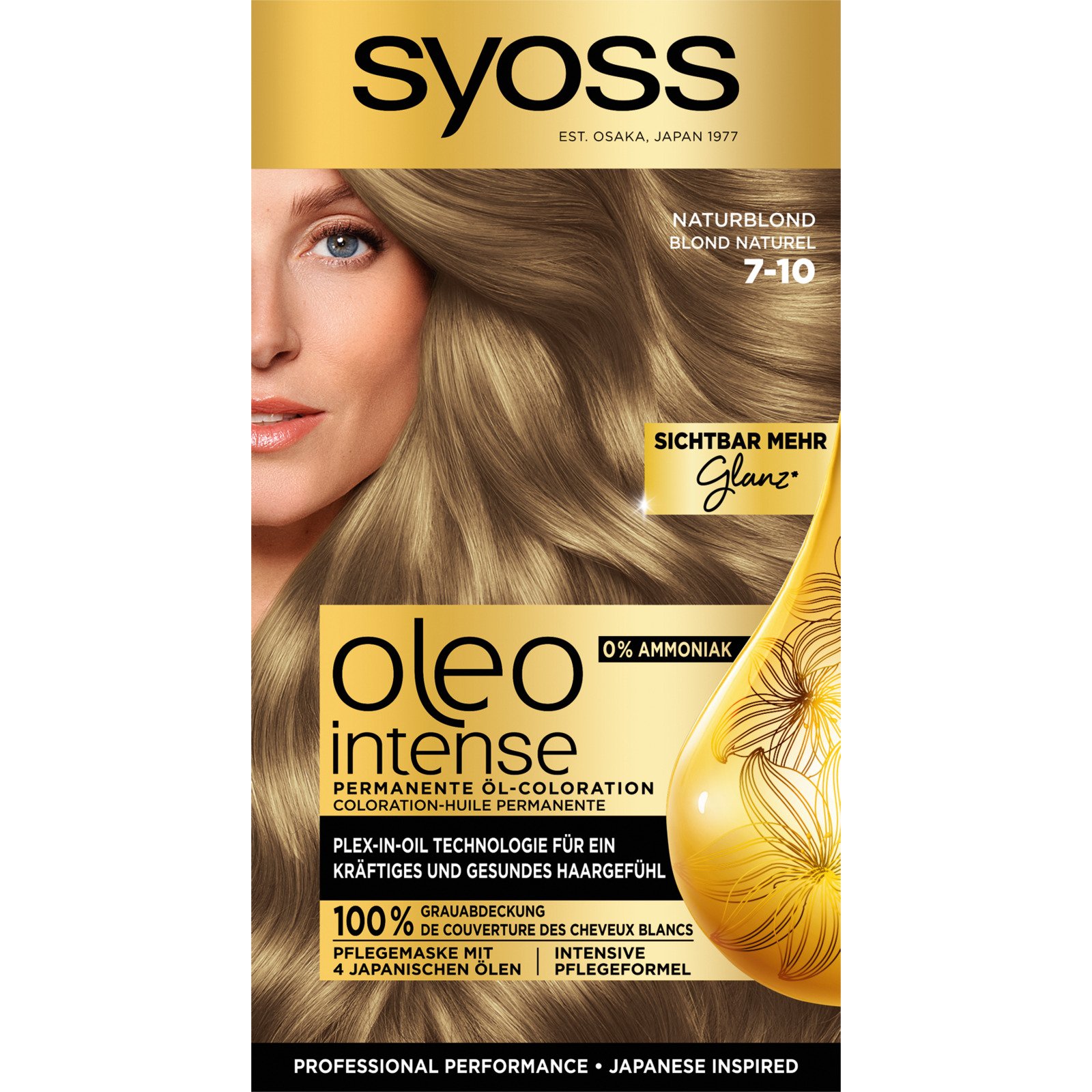 Syoss Oleo Intense Permanente Öl-Coloration Naturblond 7-10