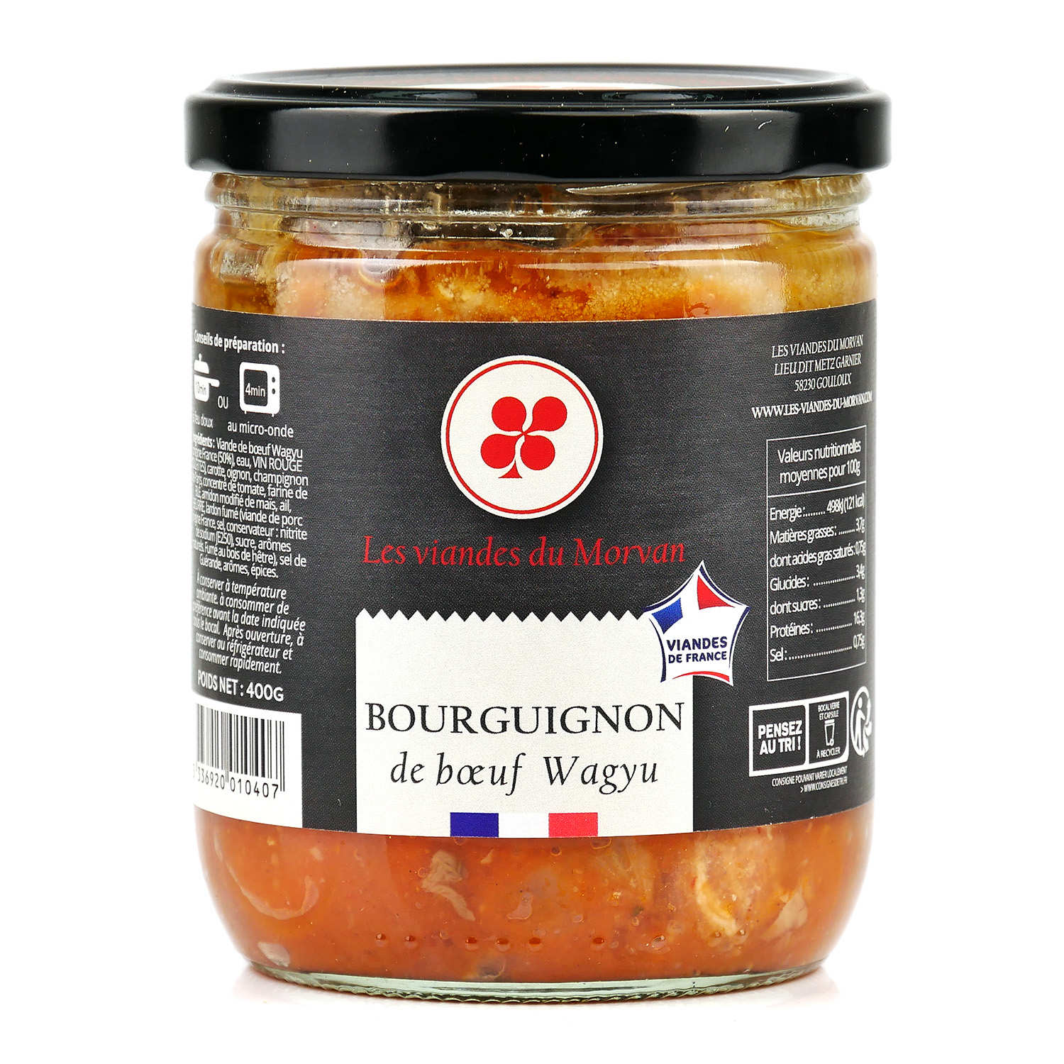 Bourguignon de boeuf Wagyu