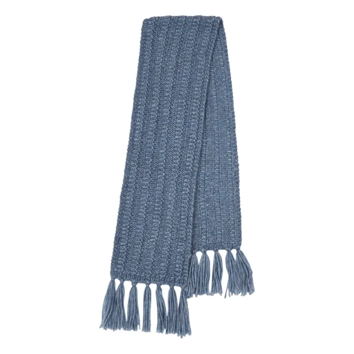 Aymara Echarpe Misti Baby Alpaga Laine Merinos | Bleu