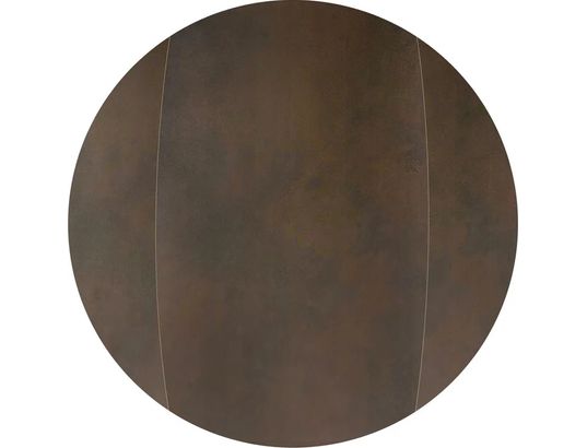 CONCEPT1 - Table Calypso marron 115-190x180x77 céramique sur verre