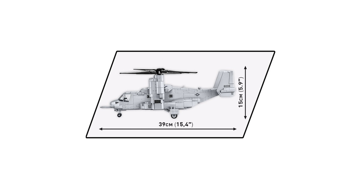 COBIArmed Forces - Bell-Boeing V-22 Osprey Constructiespeelgoed  (Schaal 1:48)