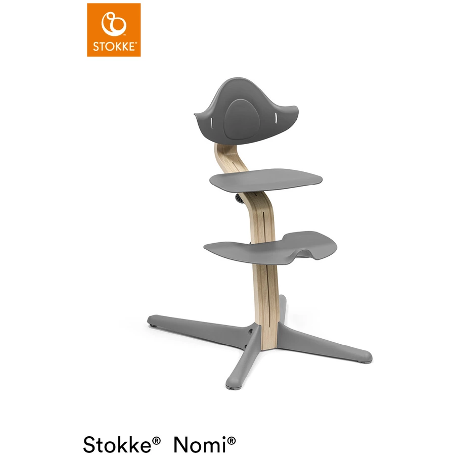 STOKKE® Nomi® Hochstuhl Buche natur  grau