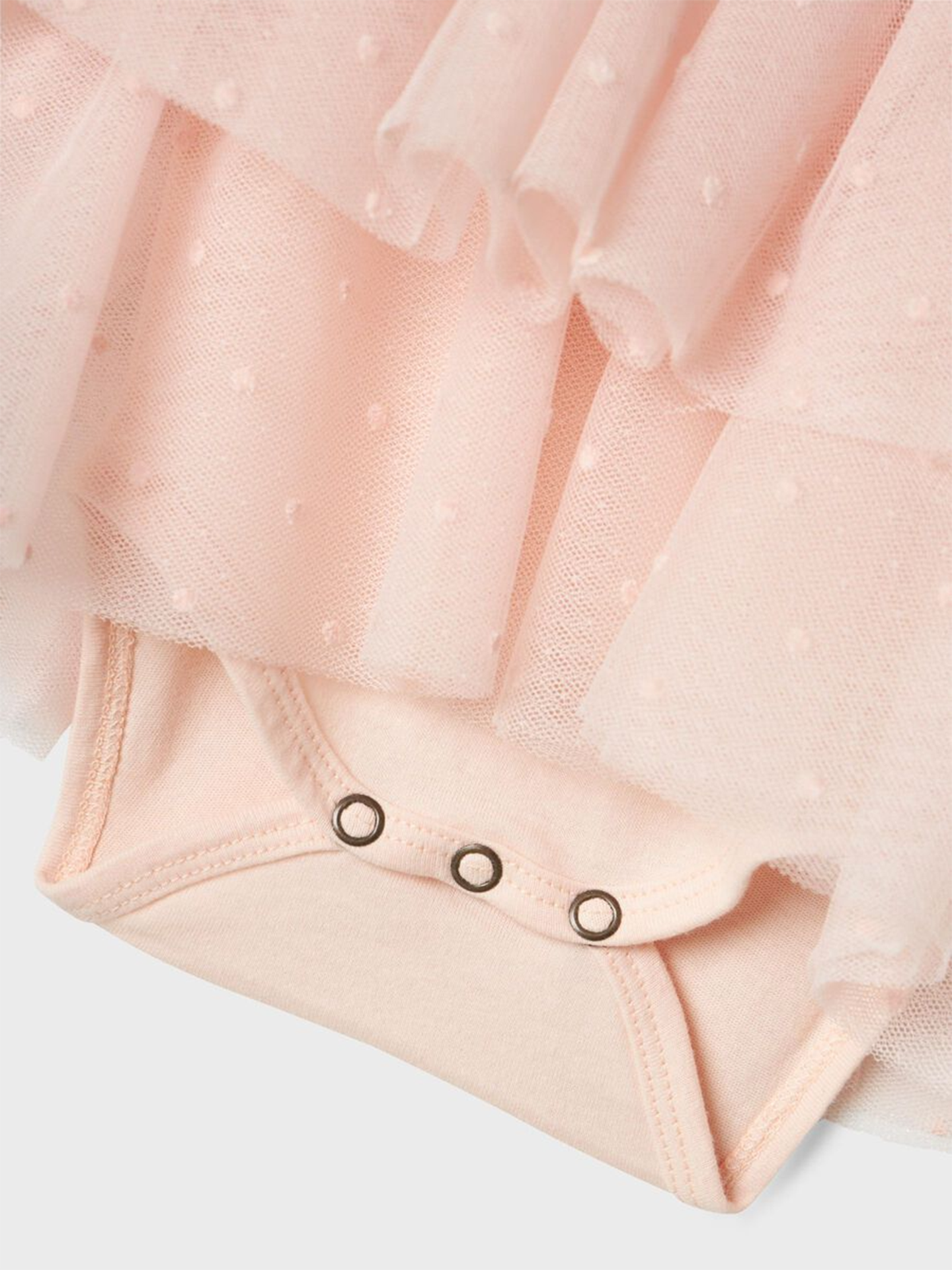 Frilla Short Sleeve Loose Tulle Body Dress
