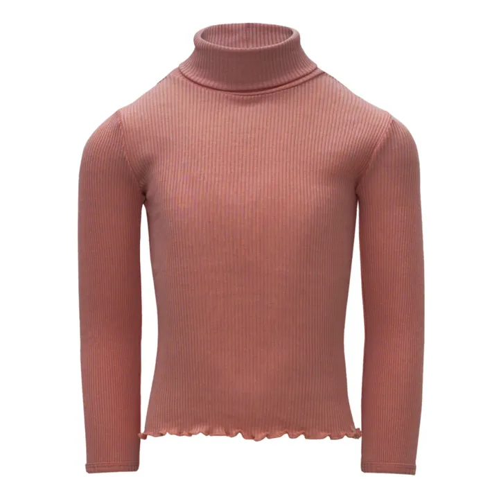 Minimalisma Pull Bui Seamless Soie et Coton | Vieux Rose