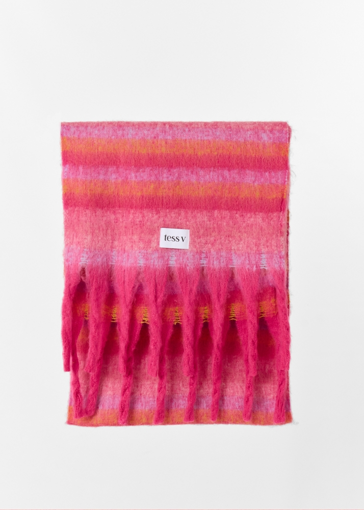 Anna sjaal roze