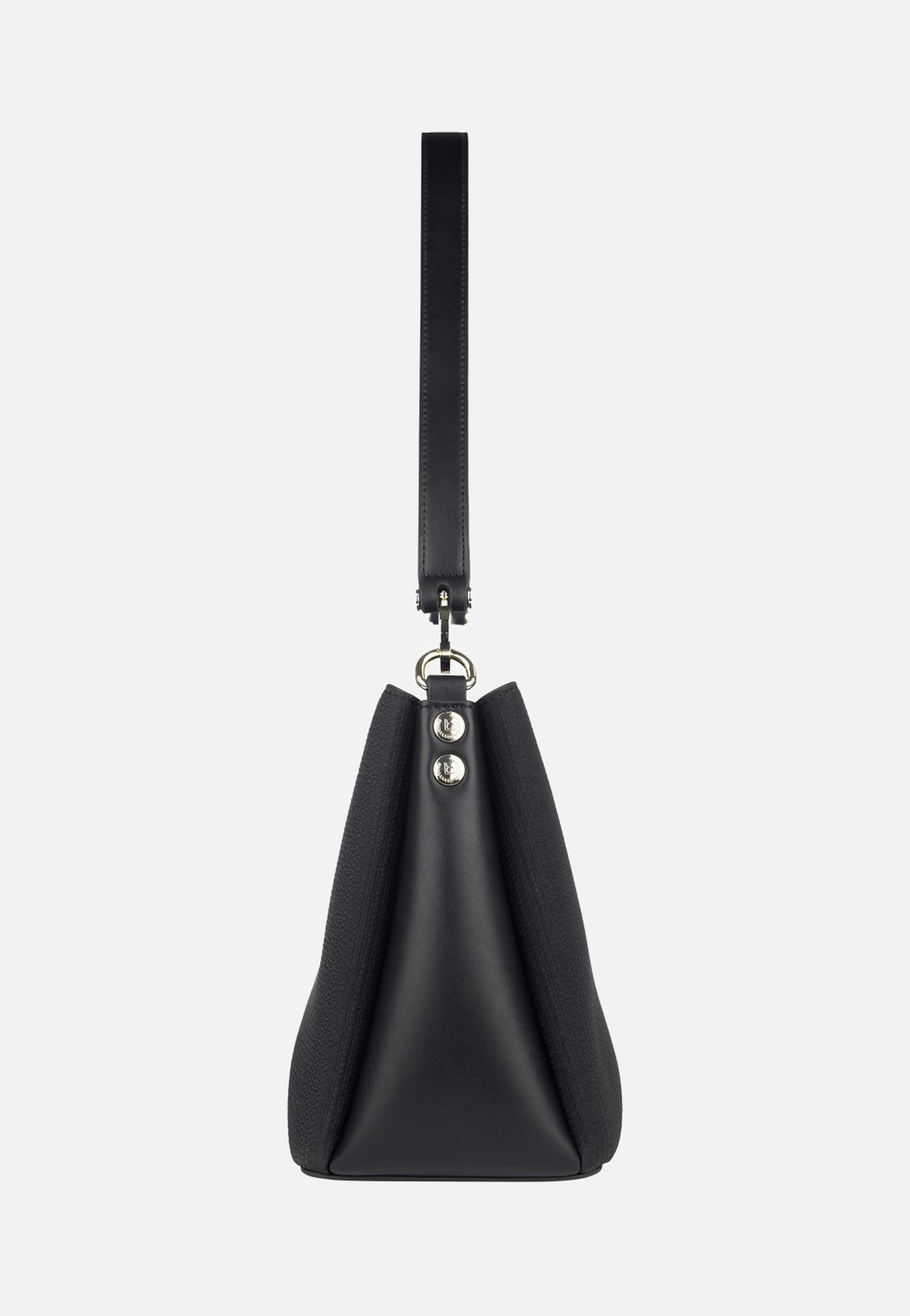 Leah Shoulder Bag M Black - Umhängetasche