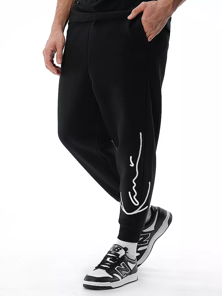 KARL KANI Jogginghose schwarz