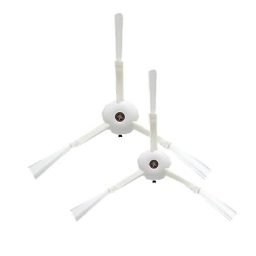 (12-tlg. Set) Ersatz Seiten Bürsten / Hepa Filter / Gummi Lamellen für Roborock Staubsauger Roboter 1S