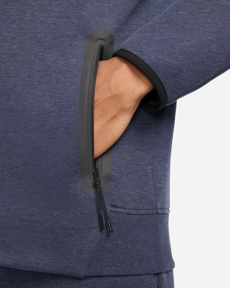 Sweat zippé à capuche Nike Sportswear Tech Fleece Bleu Marine pour homme