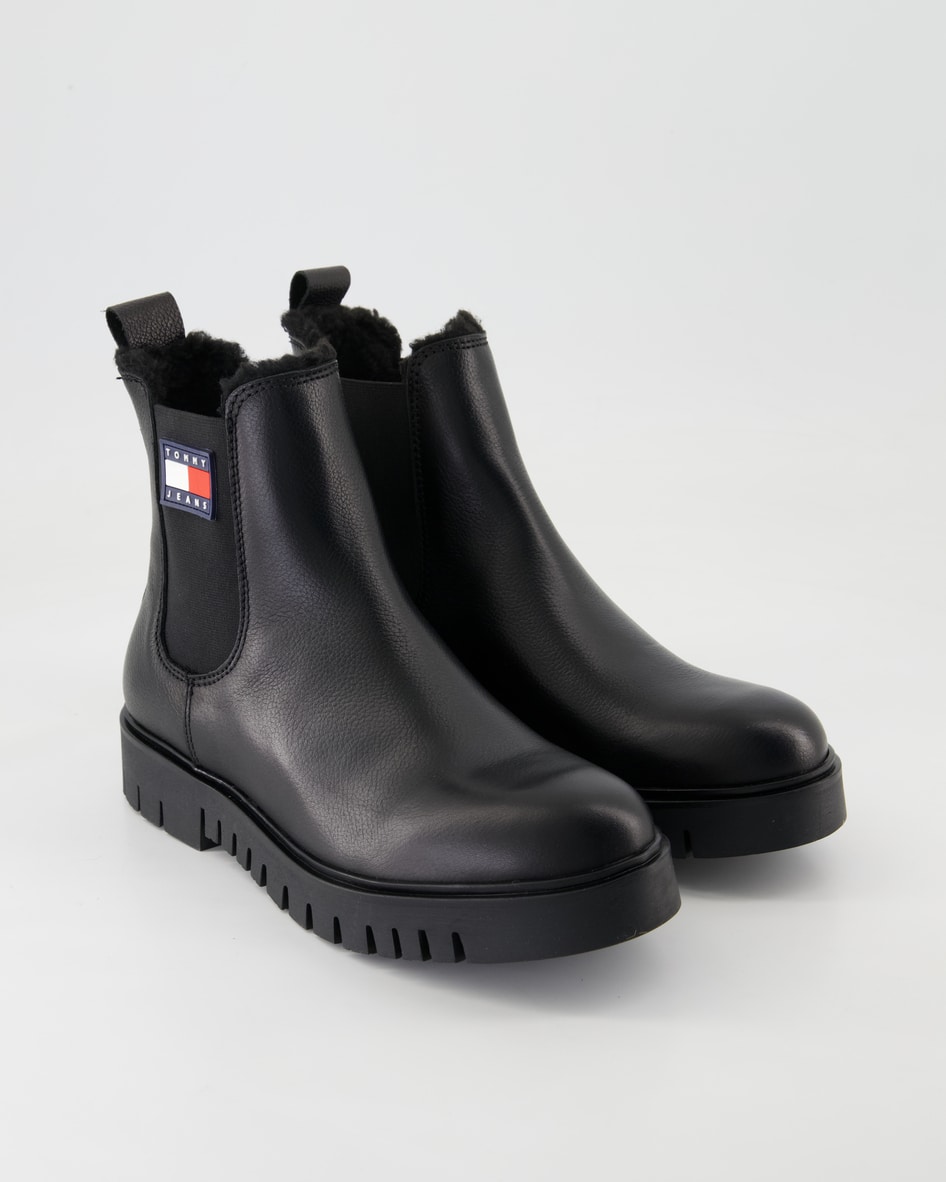 Tommy Hilfiger Jeans TJW Chelsea Boot WL Chelsea Boots in Schwarz
