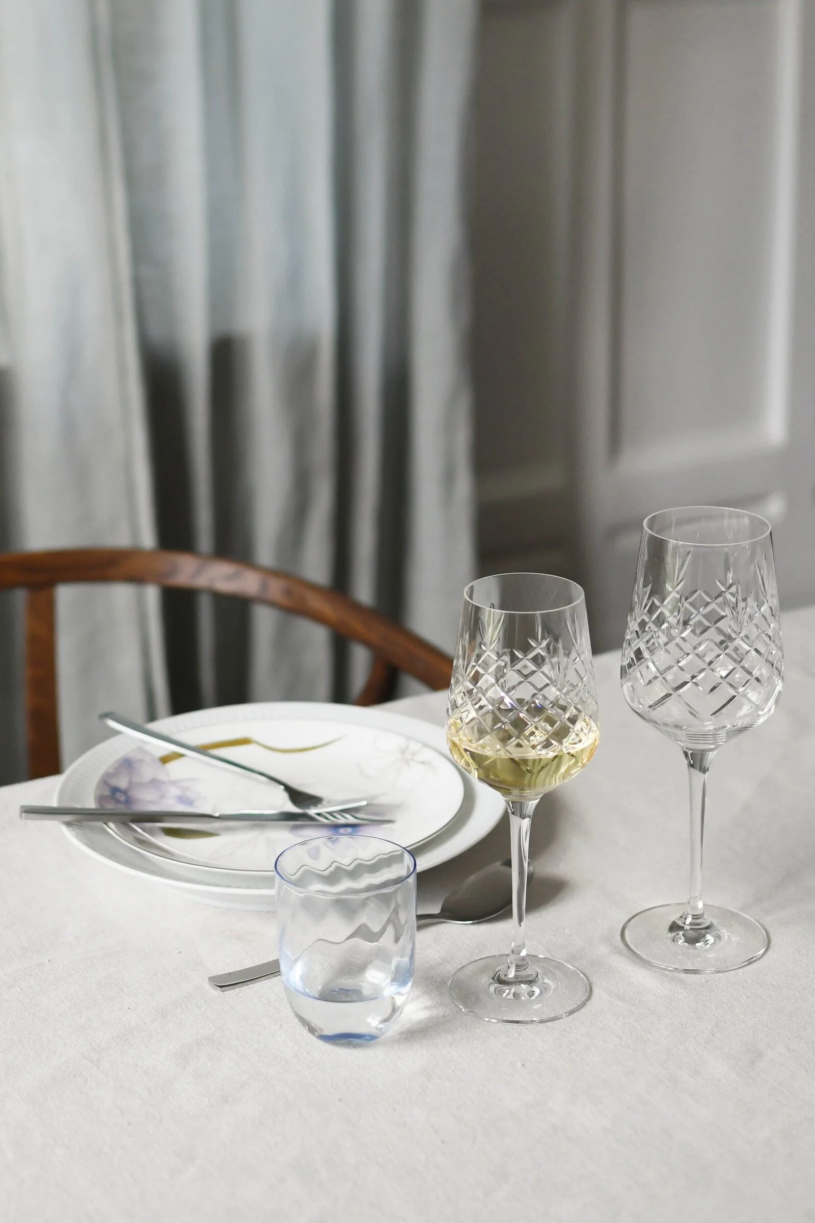 Frederik Bagger  Crispy Madame hvidvinsglas, klar, 2 stk - 35 cl