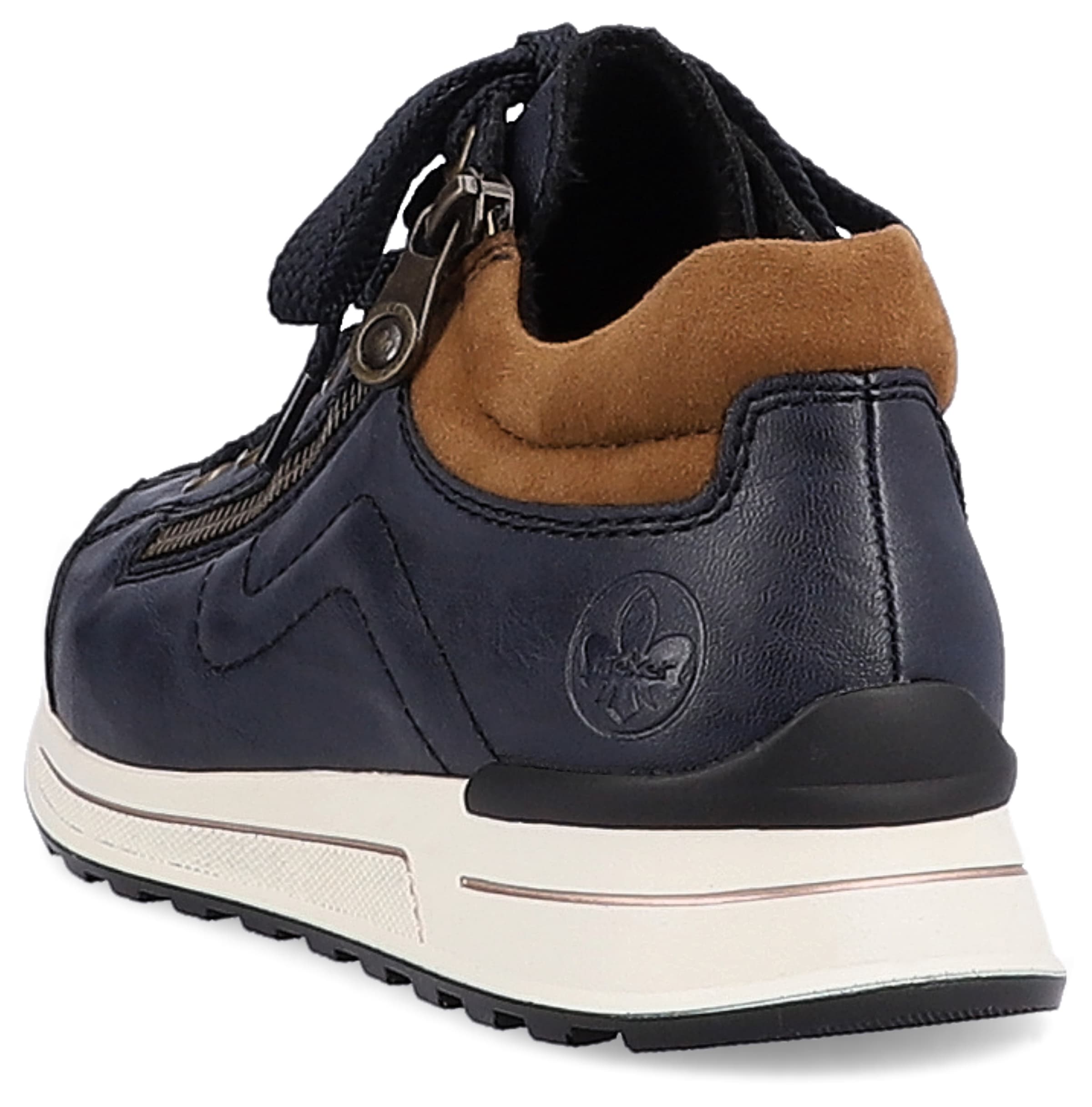 Rieker Sneaker  mit weichem Schaftrand, Freizeitschuh, Halbschuh, Schnürschuh