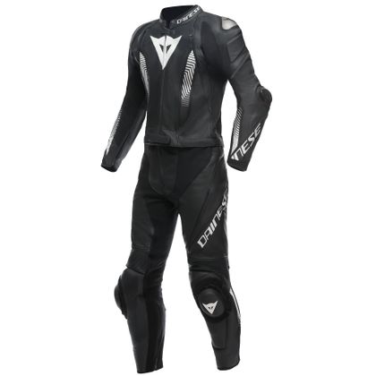 Combinaison Dainese LAGUNA SECA 5 PERF - 2 PIECES - Noir / Blanc