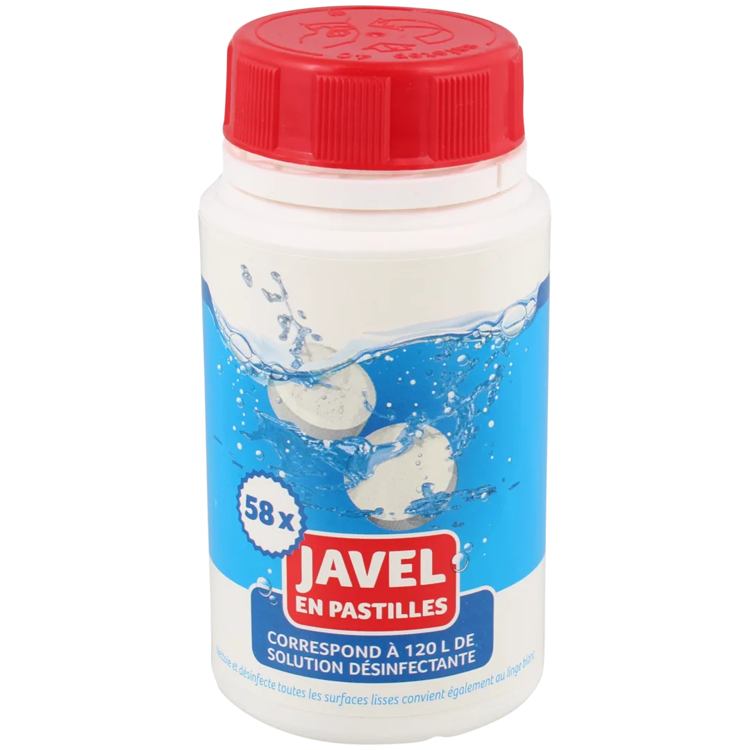 Tablettes d'eau de javel