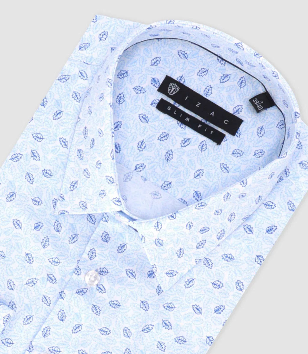 Chemise ville bleu 