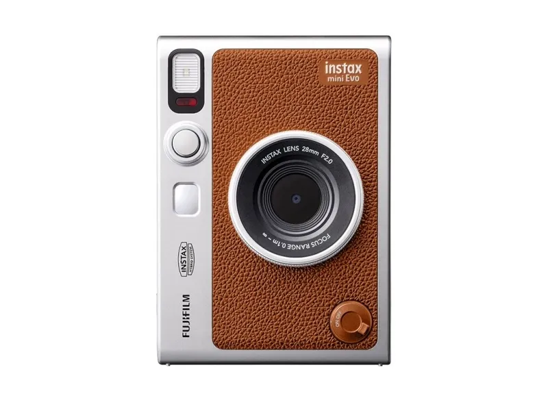 Fujifilm Instax mini Evo - Digitalkamera - kompakt med hurtigfotoprinter - Bluetooth - brun