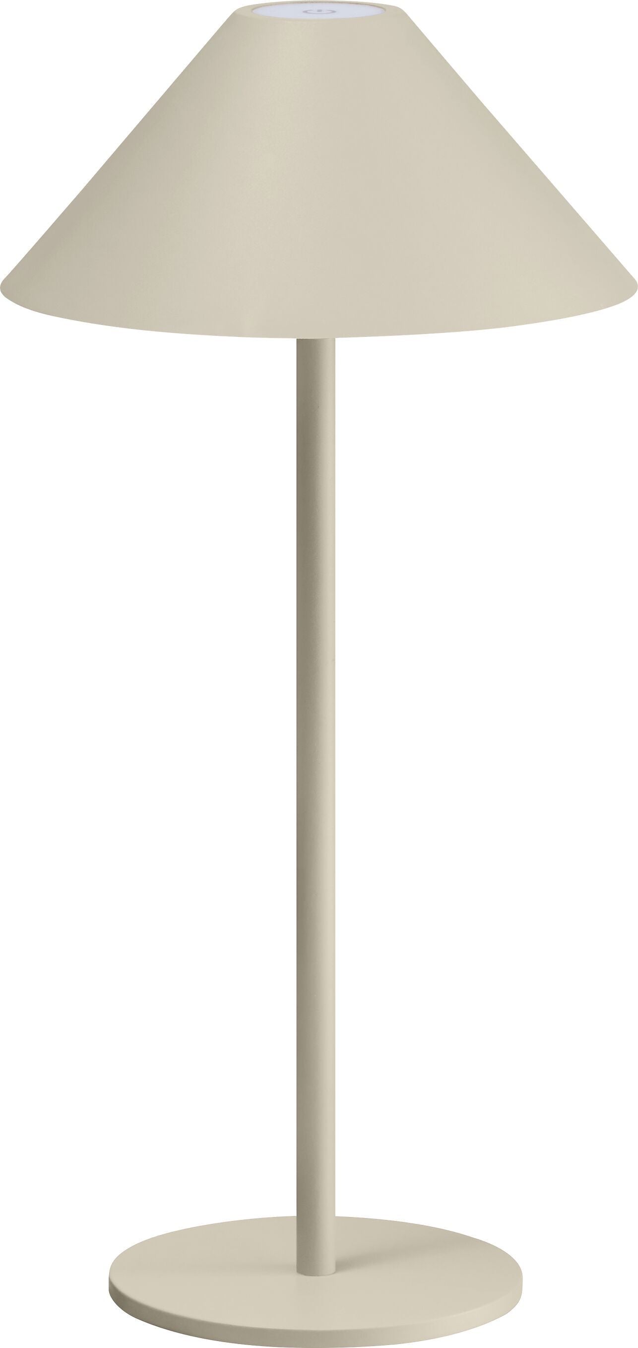 CARPI Tischleuchte - Beige / H: 31.5 cm x D: 15.0 cm