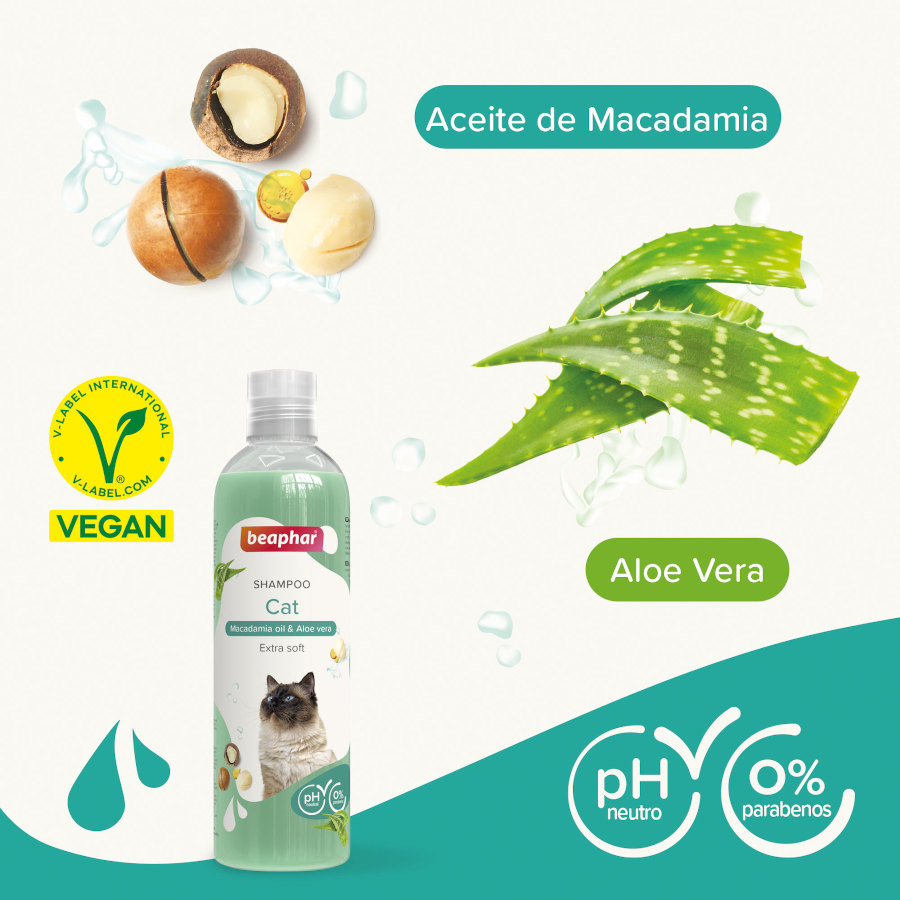 Shampoo Beaphar Extra Suave para Gatos