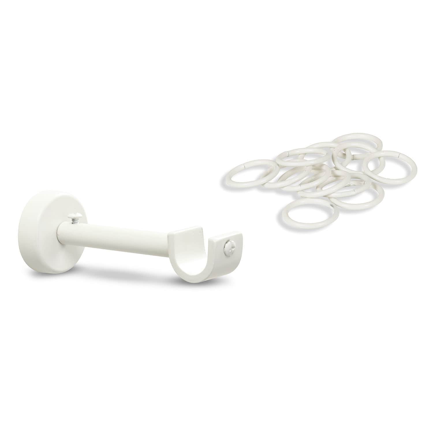 Gardinenstange Keene creme/braun