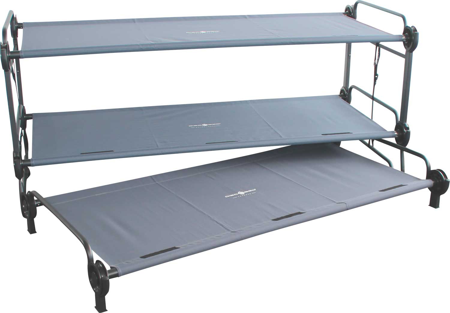 Disc-O-Bed Trundle Camping Feldbett ohne Seitentasche Anthrazit