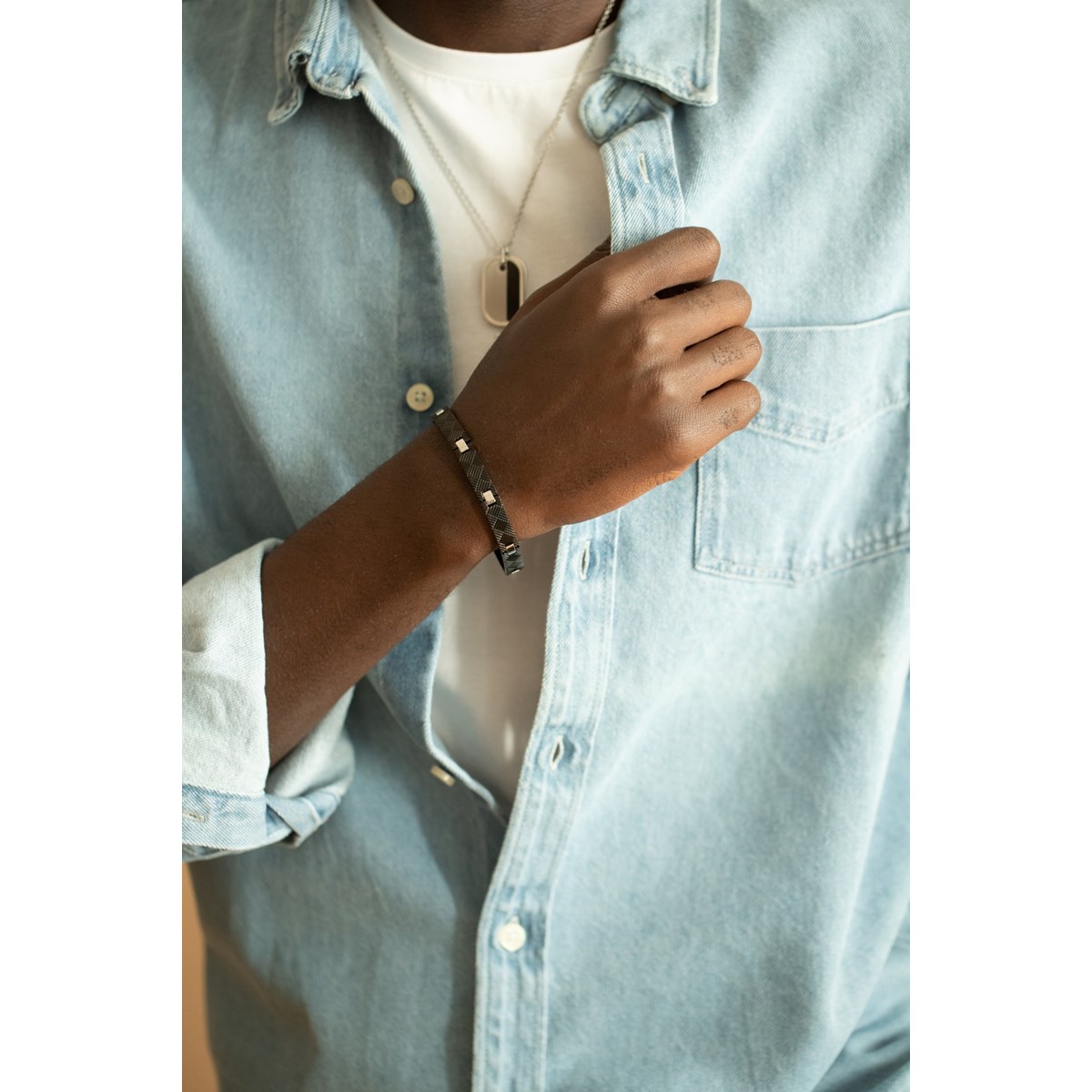 Bracelet souple Gianni en Acier 316L