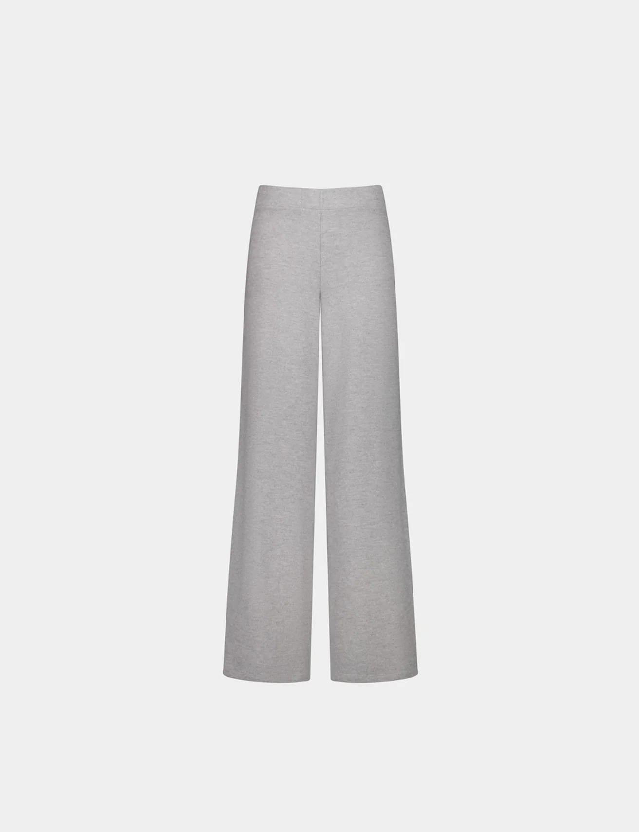 Pantalon épais doux gris chiné