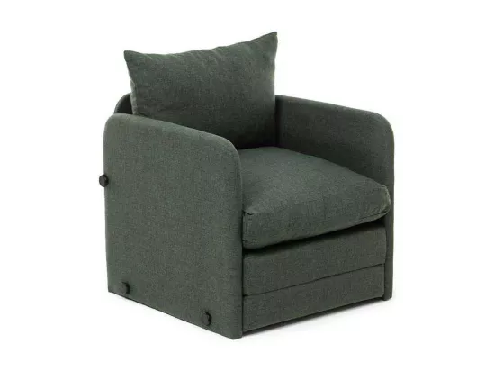 Fauteuil convertible en tissu Saga