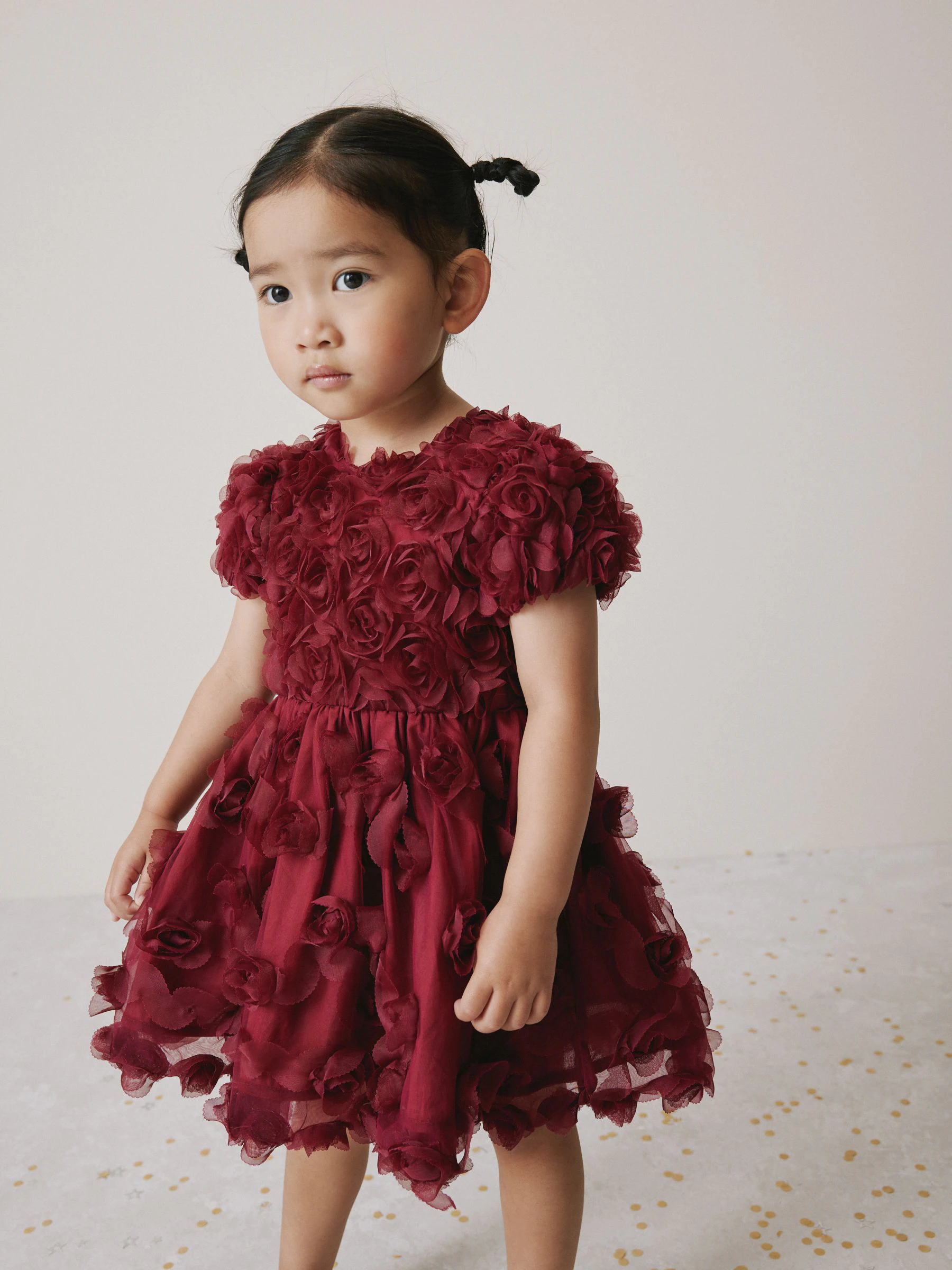 Bessenrood - 3D Flower Mesh Dress (3mths-8yrs)