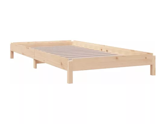 Lit empilable 75x190 cm Bois de pin massif