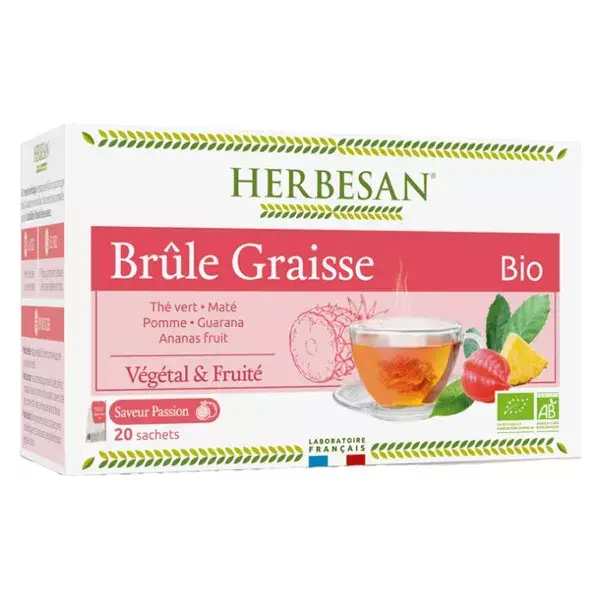 Herbesan Bio Infusion Brûle Graisse 20 sachets