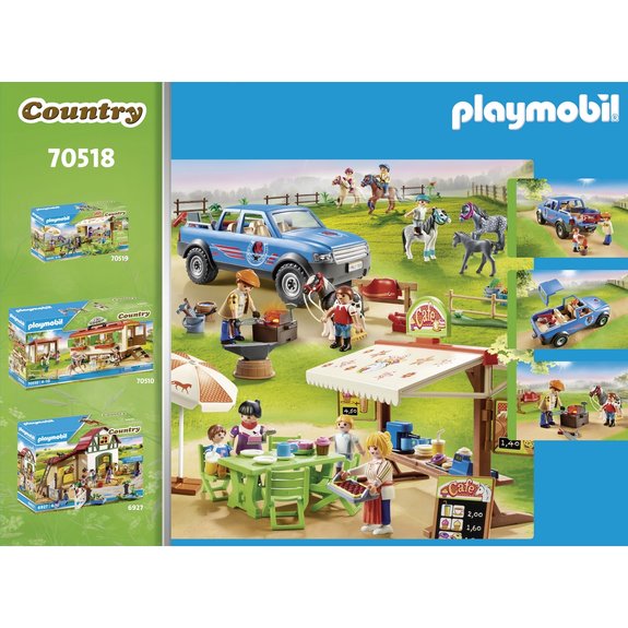 Maréchal-ferrant et véhicule Playmobil 70518