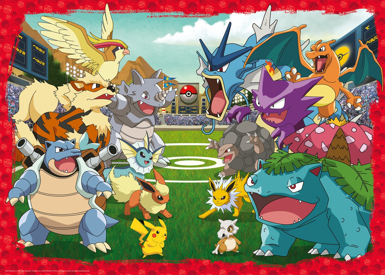 Ravensburger - Puslespil Pokémon Showdown 1000 brikker